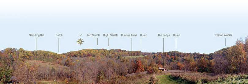 Ashland Hawk Watch landscape map