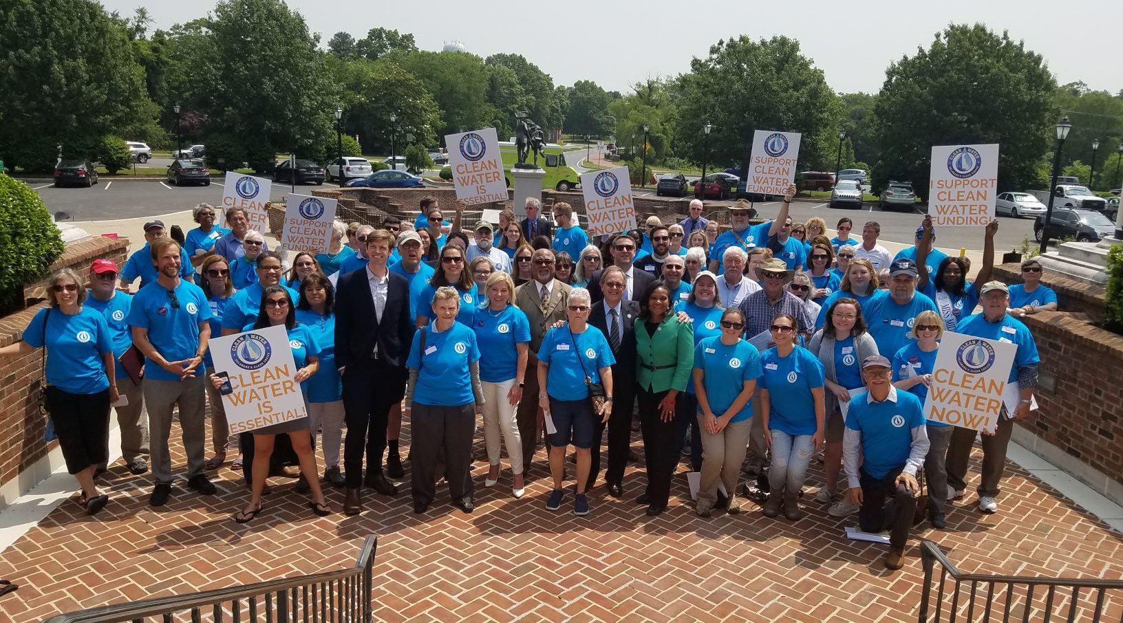 Clean Water Rally 2019 group photo