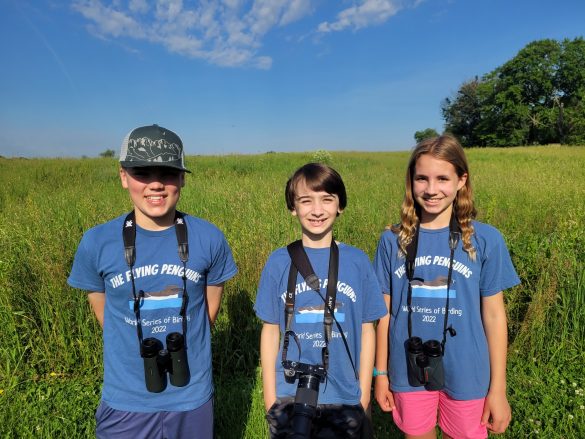 Flying Penguins - Young Birders at DelNature's Bird Banding Station - Photography by Christi Leeson