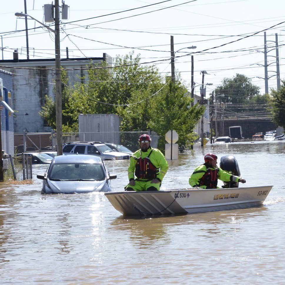 Flooding in Wilmington September 2021